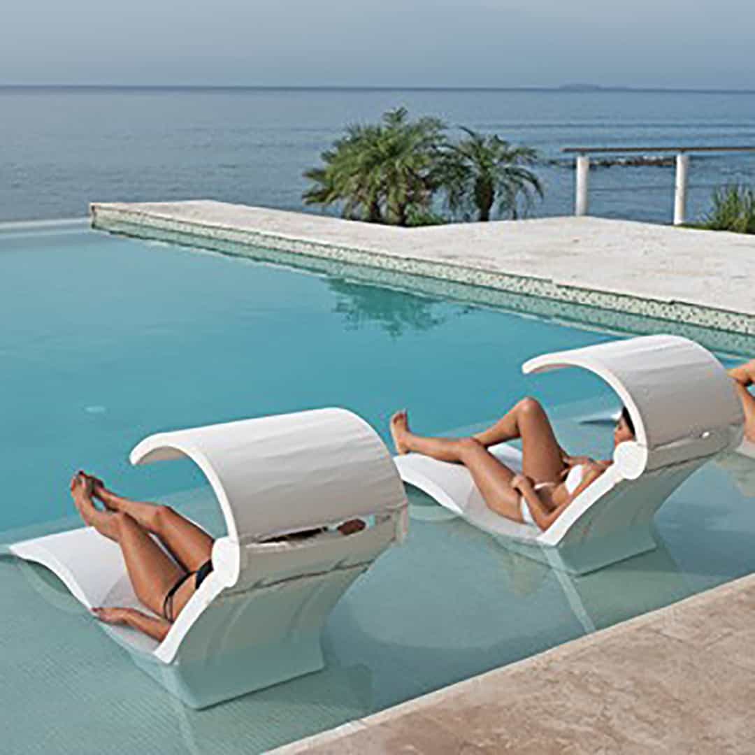 Ledge Lounger Chaise Deep - Ultra Modern Pool & Patio
