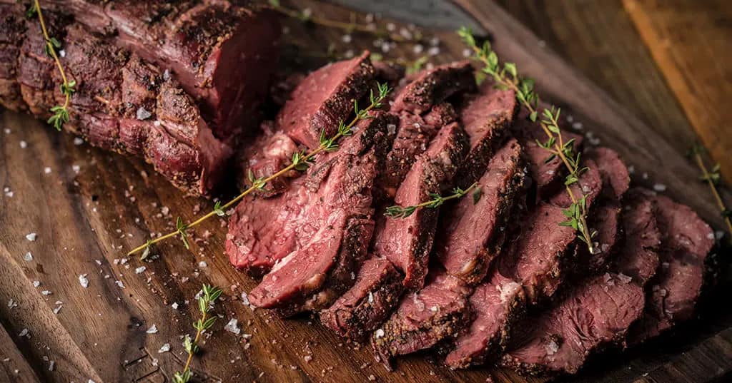 Smoked Peppered Beef Tenderloin | Ultra Modern Pool and Patio